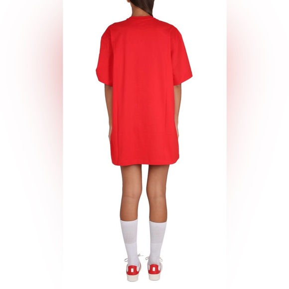 MSGM
Milano' Brush Logo Dress - Strawberry Red Size XS - Picture 4 of 9